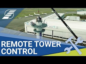 Remote Tower Control // DFS überwacht Flughafen Saarbrücken aus der Ferne
