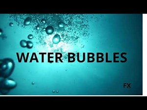 Water bubbles sound effect