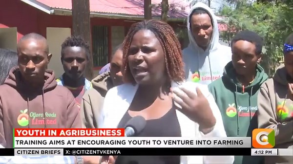 1.4K views · 76 reactions | Youth in Agribusiness: Hundreds of youth trained in Agribusiness. Training aims at encouraging youth to venture into farming #CitizenBriefs | Citizen TV Kenya | Facebook