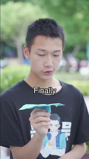 Have You Ever Seen a Paper Airplane That Flaps Its Wings Like a Bird🐦?