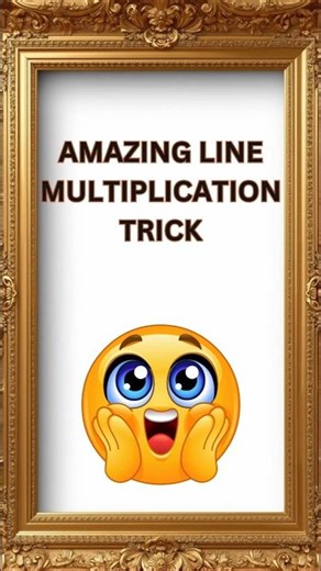 Amazing line multiplication trick #mathstricks #multiplicationtrick #studyhacks