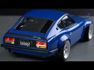 Building Nissan 240Z with Rocket Bunny kit 1/24 scale model