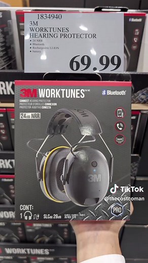 New 3M Worktunes Bluetooth Hearing Protectors at Costco 🇨🇦! Spotted at Costco Scarborough AND North Oshawa (Windfields) while supplies last. #MrCME #CostcoFinds #Costcoclearance #Costcoexclusive #costcocanada