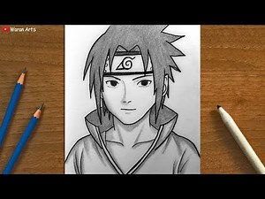 How To Draw Sasuke Step By Step Easy | Anime Drawing Easy