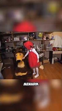 adults hide from marsha and the bear!!!!