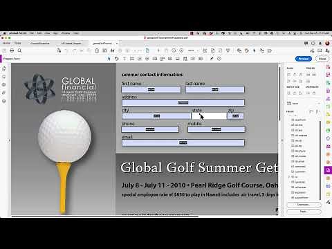 Create State Field Drop Down Menus in Acrobat Pro DC