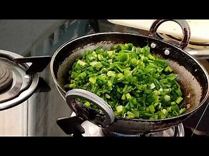 how to make spring onions moong dal recipe/ tasty spring onion moongdal curry