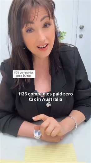 Accountant, Registered Tax Agent & Small Business Adviser on Instagram: "🚨1136 companies paid $0 tax!🚨"