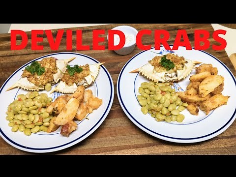Fantastic Deviled Crabs In The Shell