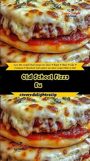 Old School Pizza Burgers