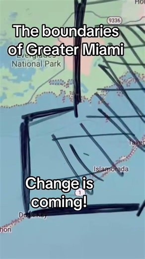 A map of Miami #greatermiami #miamiMSA #southflorida #miami #economicarea #miamimetropolis #vintage