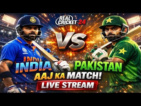 🇮🇳 India vs Pakistan LIVE | T20 World Cup 2026 | Real Cricket 24 Gameplay 🏆