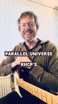 ‘Parallel Universe’ by RHCP’s. 20-second guitar challenge! 🎸 Learn how to play the riff