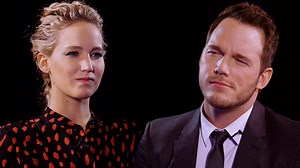 We could watch Jennifer Lawrence & Chris Pratt insult each other all day 😂 | BBC iPlayer