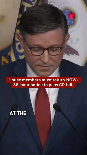 The final countdown for the government shutdown appears to be on! Speaker Mike Johnson has laid out the precise mechanism to push the amended Continuing Resolution (CR) bill through the House. Following the Senate's final vote, a 36-hour official notice will be issued, summoning all House members back to Washington for an urgent vote. This move signals a rapid push to get the critical legislation to the President's desk and finally end the prolonged federal impasse. Witness the crucial next step