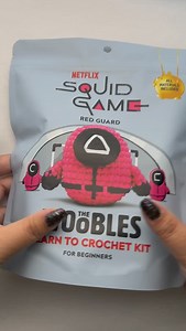 10K views · 128 reactions | Meet the Red Guard. This wooblified Red Guard from Squid Game has it all—including a custom hook to match! #thewoobles #squidgame #netflix #squidgamecrochet #crochet #crochetkit #learntocrochet #wooblescrochet | The Woobles | Facebook