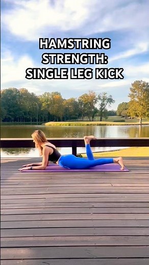 How to Do the Pilates Single Leg Kick | Strengthen Your Hamstrings and Core