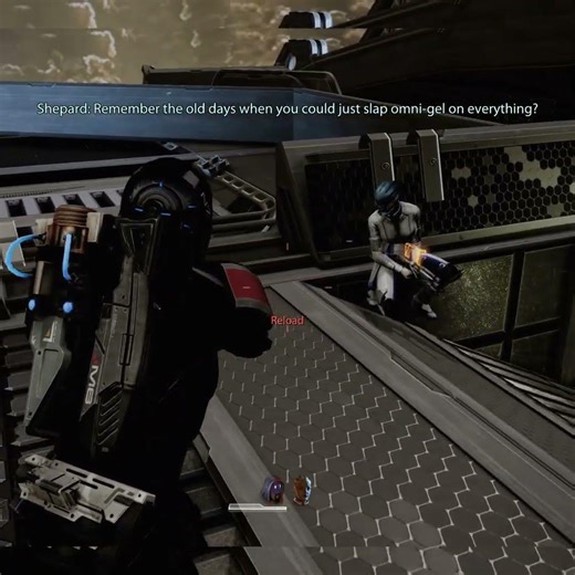 Liara and Shepard remember the ME1 days 🚀🌌 #MassEffect #MassEffect2 #MassEffectLegendaryEdition