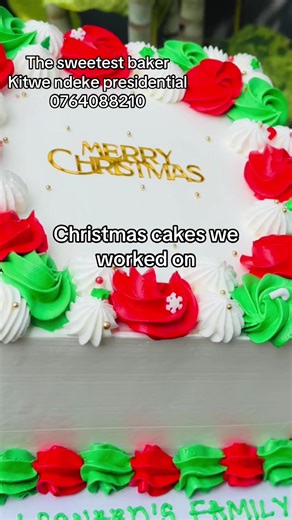 Delicious Christmas Cakes by The Sweetest Baker