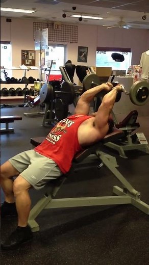 Lying Incline French Press or Skull Crushers