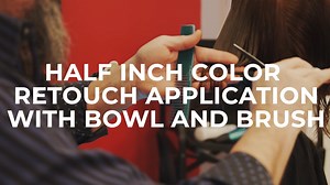 Capri Basics | Half Inch Color Retouch Application w/ Bowl and Brush