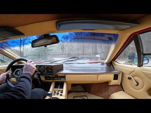 1988 Lamborghini Countach 5000 QV test drive!