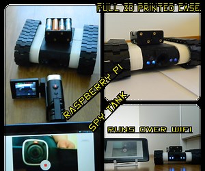 Raspberry Pi Spy Tank