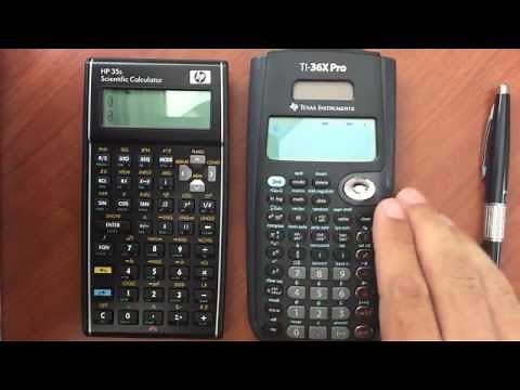 HP 35s vs TI 36X Pro Feature Comparison