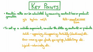 Reaction Rate Measurements