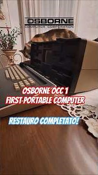 The Osborne 1, the first portable computer in history, is finally complete! #retrocomputing #vintage