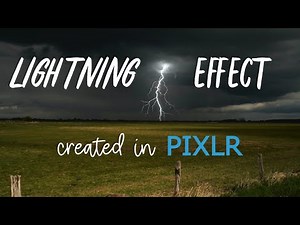 Add lightning to a photo with PIXLR