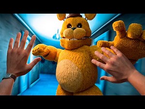 Fredbear runs very fast in Bonelab VR Mods.