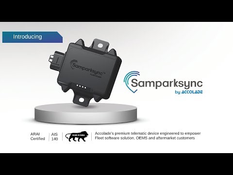 Samparksync by Accolade electronics AIS 140 | ATS140B| ATS100 | VLTD | Telematic Device | OEM Grade