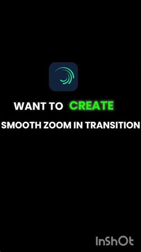 Smooth zoom in effect using Keyframe + graph tutorial in alight motion| #alightmotion #shorts