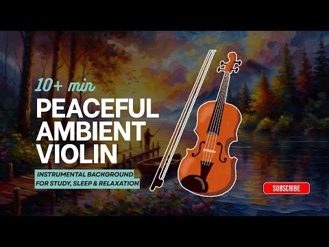 Peaceful Ambient Violin (10+ min) | Instrumental Background for Study, Sleep & Relaxation