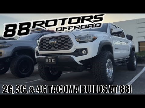 88 Rotors Offroad Cranks Out 10+ Toyota Tacomas!