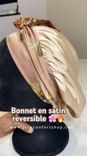 Mon bonnet en satin = ton meilleur allié cheveux 💖 #satinbonnet #handmade #hairtips #cheveuxcrépus