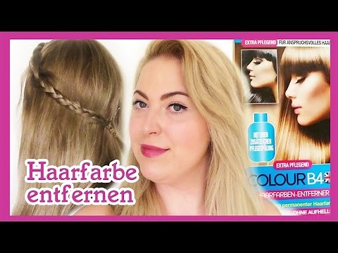 Haarfarbe entfernen rausziehen | Haare entfärben Colour Before | ursprüngliche Haarfarbe Colour B4