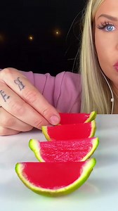 903K views · 6.3K reactions | Summer has arrived.. and so has my obsession with watermelon 襤 #asmr | HunniBee ASMR | Facebook