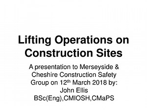Lifting Operations on Construction Sites: Safety Guidelines Summary - SlideServe