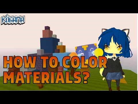 How To Make Colored Materials? Model Transparency Cube explained! - KoGaMa
