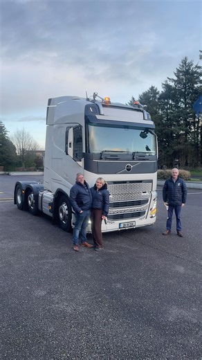 Clarice & Peter O’Brien of Dromana Haulage Rolling Out In Style 🙌🏻 Best Of Luck Folks! #volvofh #volvotrucks #newtruck #mccarthycommercials | McCarthy Commercials Ltd.