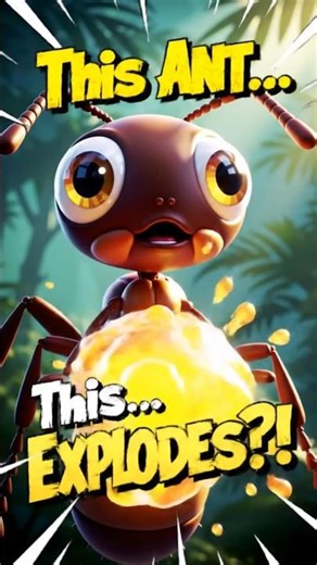 ANTS EXPLODE To Protect Their Colony?!