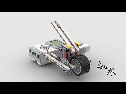 #11【Lau Mo】LEGO EV3 Robot《Gear shooter 齒輪發射器》building instructions of 45544 Core Set