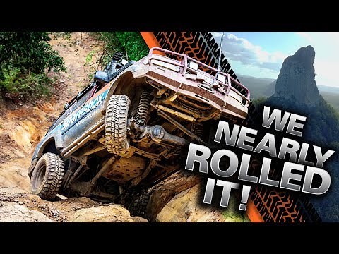AUSTRALIA’S TOUGHEST TRACKS! HUGE wheel lifts, INSANE near 4WD rollover in the Glasshouse Mountains!