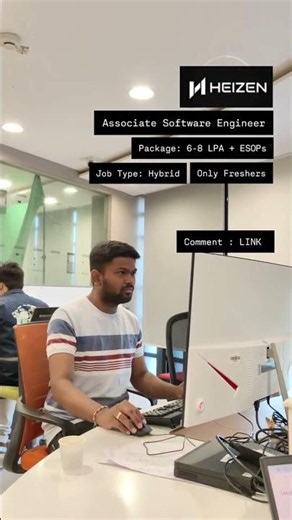 HEIZEN is hiring for Associate Software Engineer Role #jobs #placements #hiring