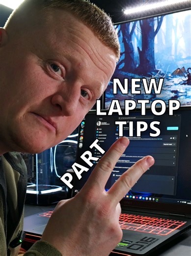 New laptop? Do these 3 things immediately ⚡ Update Windows, install the latest GPU drivers (NVIDIA / AMD / Intel), and check your laptop manufacturer drivers. Follow for Part 3. #laptopsetup #windowstips #techtips #pctips #computertips