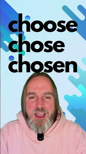 Conjugate with Svenglish! Choose chose chosen #english #pronunciation #learnenglish