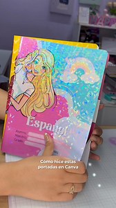 Así creo mis portadas de libretas usando canva gratis 🩵 | Judilu Craft