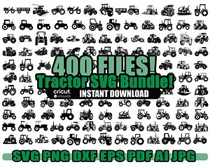 Tractor Svg Mega, Farm Tractor Svg, Tractor Png / Clipart, Cut Files, Farm Truck Svg, Svg for Cricut & Silhouette, Instant Download - Etsy